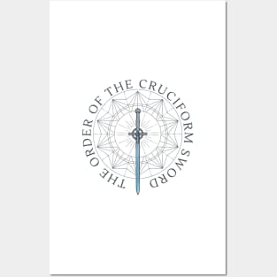 The Order of the Cruciform Sword logo OCS - warrior nun - ava silva and sister Beatrice, avatrice, netflix Posters and Art